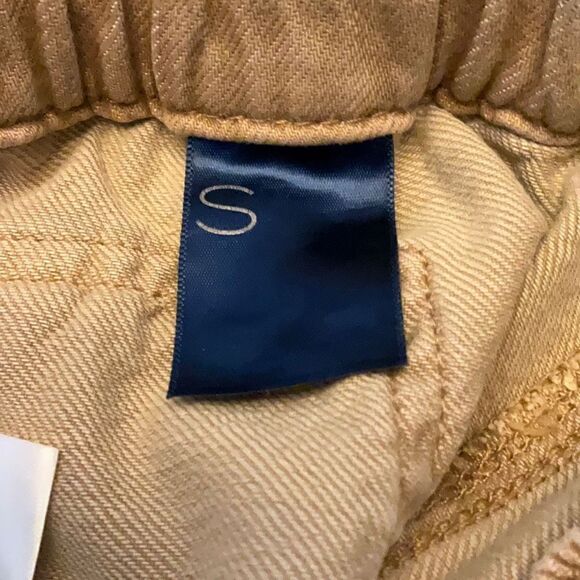 Pilcro Cottage Utility Jeans, Small, Tan. Anthropologie. Tie waist Casual, cozy! - Picture 11 of 16